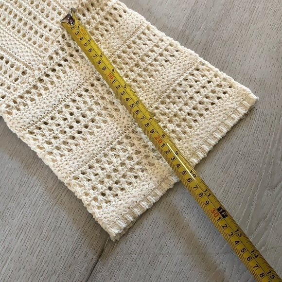 Anthropologie open mix knit cardigan beige one size‎ lagenlook oversized duster - Picture 8 of 11